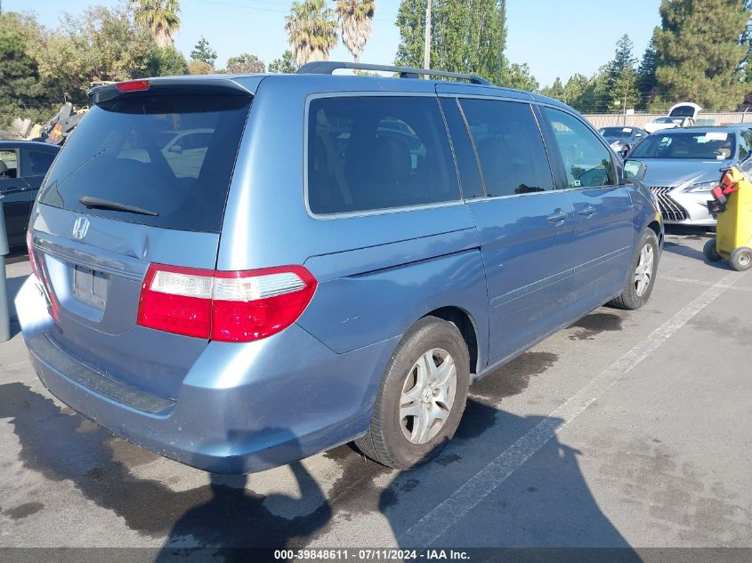 2007 Honda Odyssey Ex-L VIN: 5FNRL38637B044613 Lot: 39848611