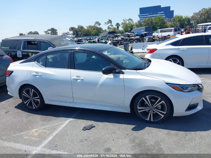 2022 Nissan Sentra Sr Xtronic Cvt VIN: 3N1AB8DV5NY304203 Lot: 39848629