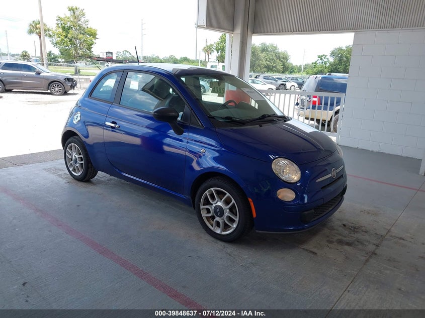 2012 Fiat 500 Pop VIN: 3C3CFFAR0CT126527 Lot: 39848637