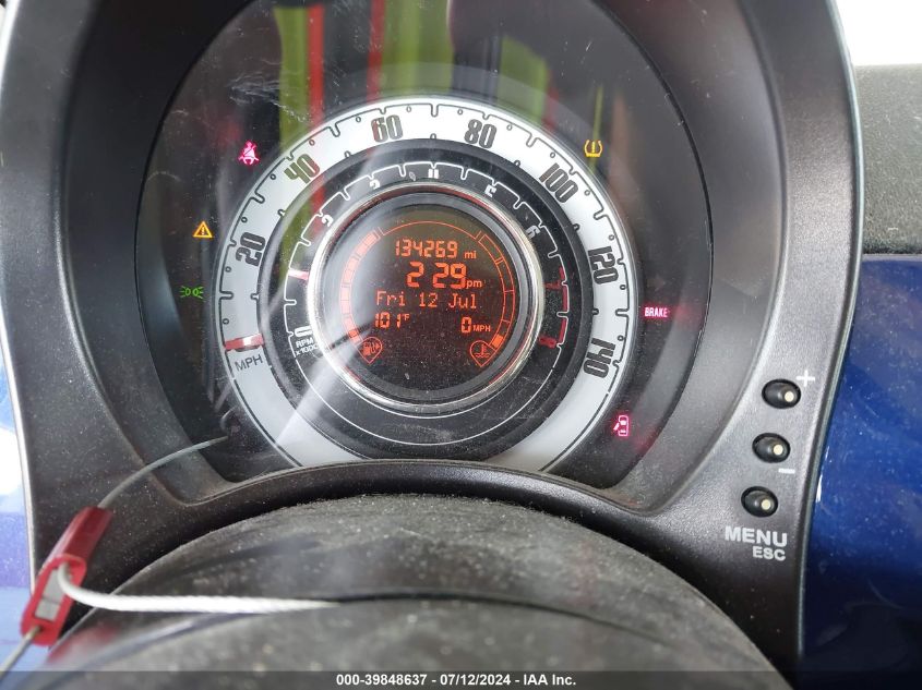 2012 Fiat 500 Pop VIN: 3C3CFFAR0CT126527 Lot: 39848637