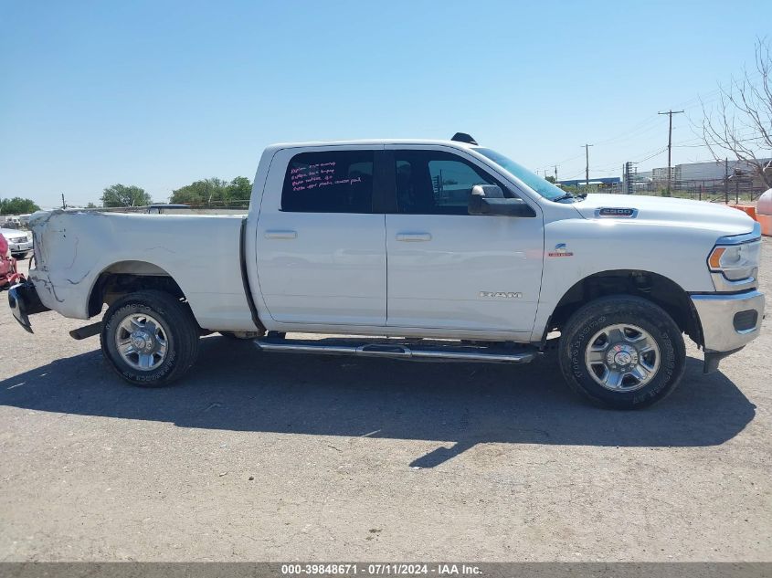 2022 Ram 2500 Big Horn 4X4 6'4 Box VIN: 3C6UR5DL3NG248374 Lot: 39848671