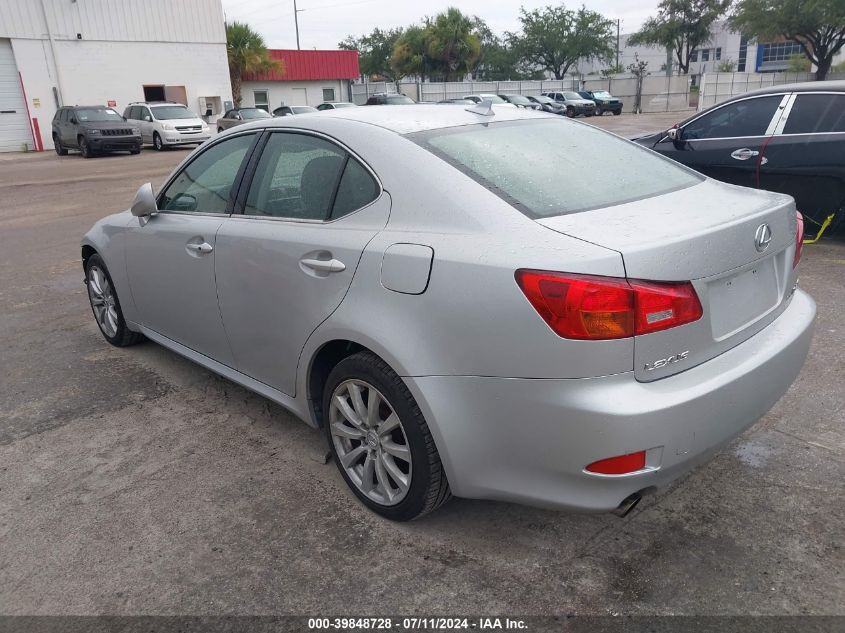 2007 Lexus Is 250 VIN: JTHCK262X75008047 Lot: 39848728