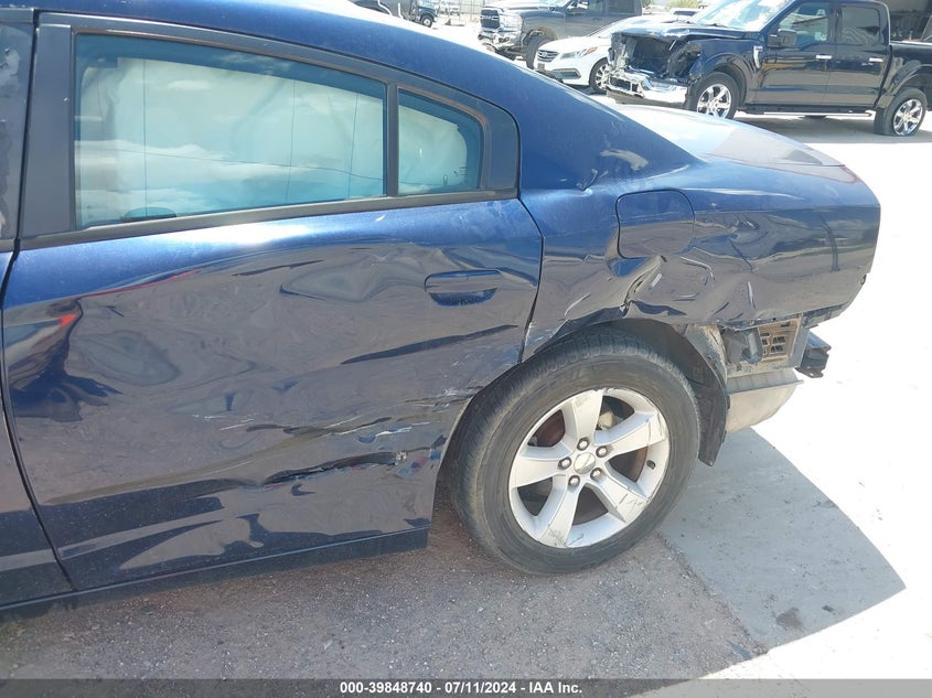 2014 Dodge Charger Se VIN: 2C3CDXBG3EH168386 Lot: 39848740