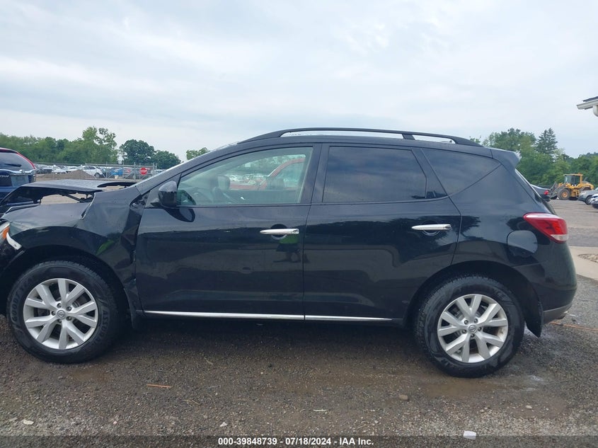 2012 Nissan Murano Sv VIN: JN8AZ1MW3CW200665 Lot: 39848739