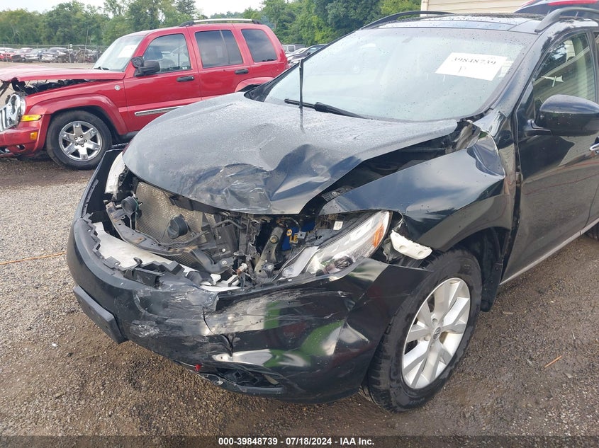 2012 Nissan Murano Sv VIN: JN8AZ1MW3CW200665 Lot: 39848739