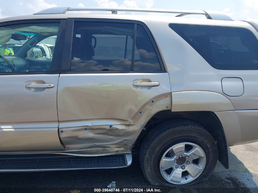 2003 Toyota 4Runner Limited V8 VIN: JTEBT17R030023725 Lot: 39848746