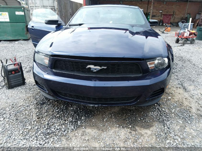 2012 Ford Mustang V6/V6 Premium VIN: 1ZVBP8AM3CS724730 Lot: 39848771