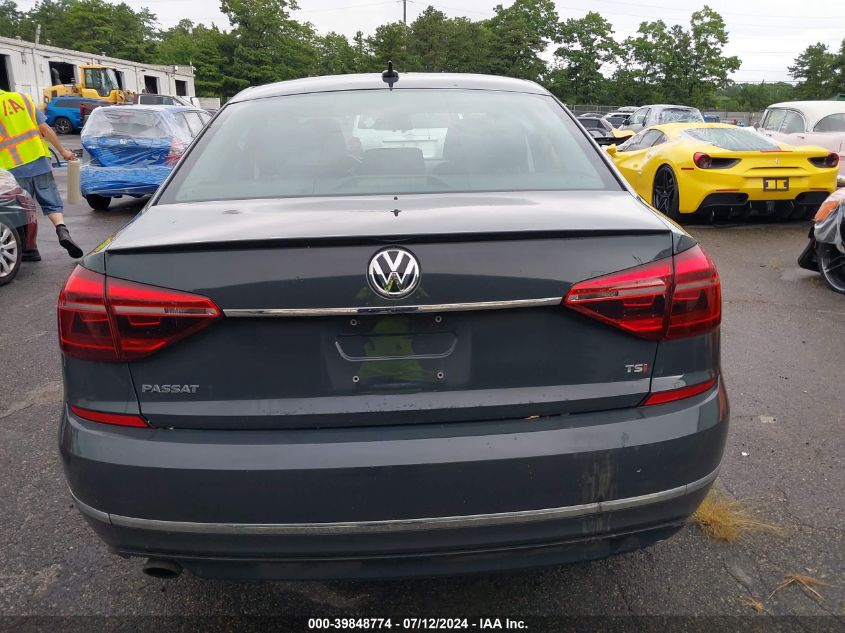 2017 Volkswagen Passat 1.8T R-Line VIN: 1VWDT7A31HC028374 Lot: 39848774