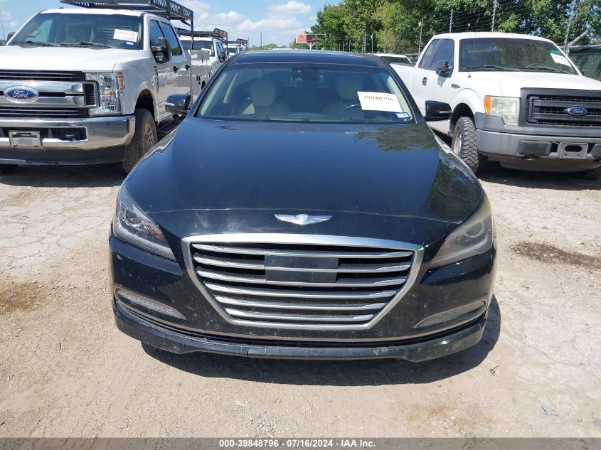 2015 Hyundai Genesis 5.0 VIN: KMHGN4JF4FU021411 Lot: 39848796