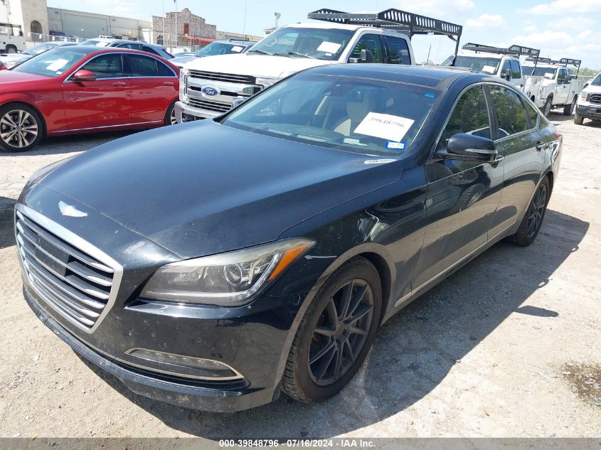 2015 Hyundai Genesis 5.0 VIN: KMHGN4JF4FU021411 Lot: 39848796