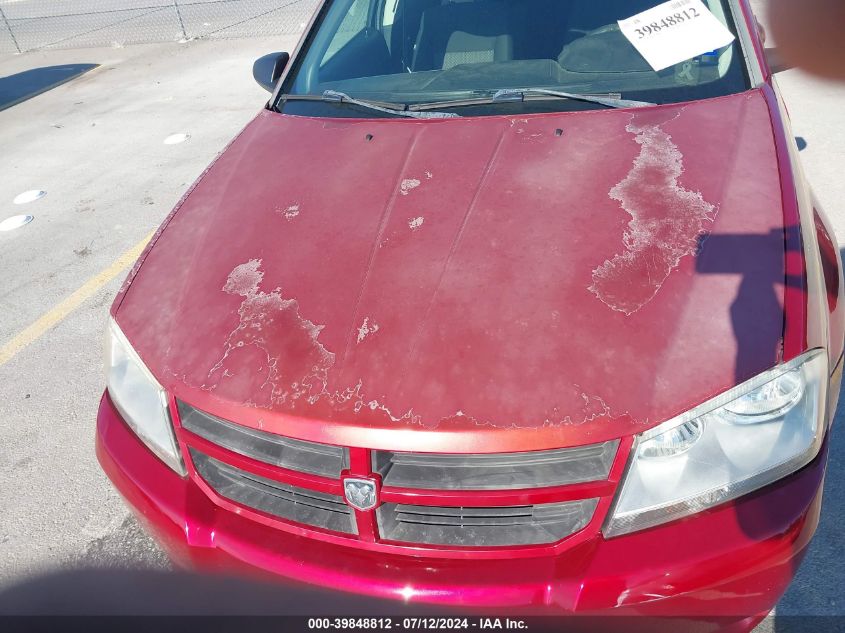 2009 Dodge Avenger Se/Sxt VIN: 1B3LC46B19N508466 Lot: 39848812