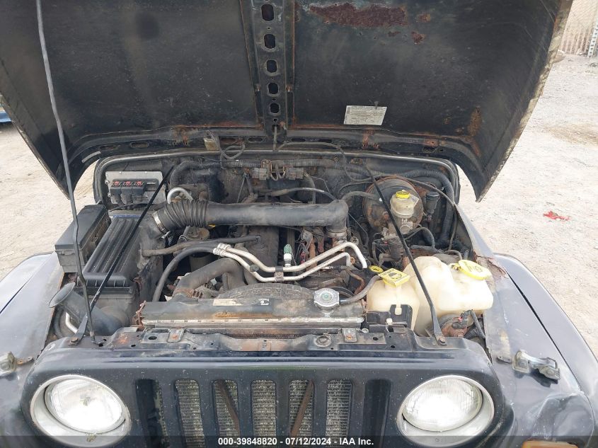 2005 Jeep Wrangler X VIN: 1J4FA39S15P369682 Lot: 39848820