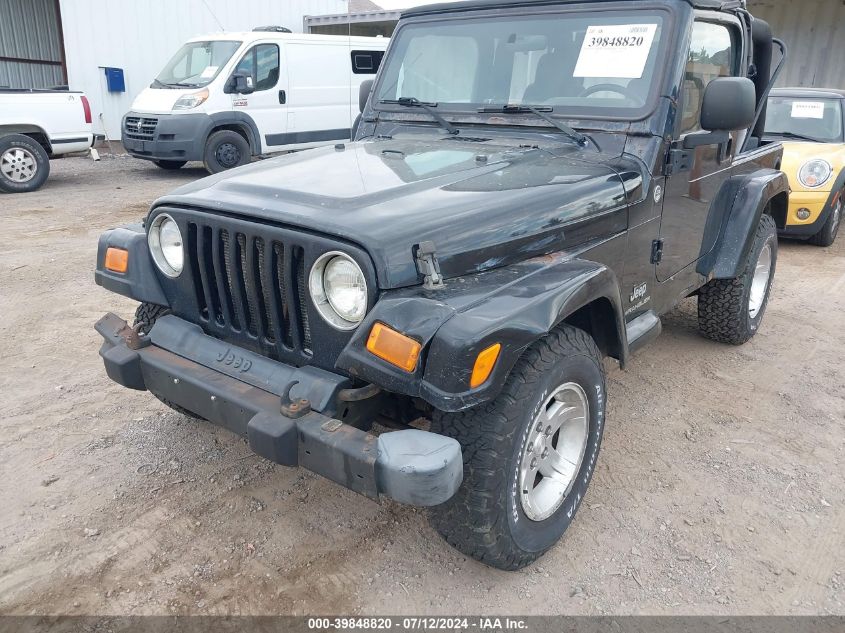 2005 Jeep Wrangler X VIN: 1J4FA39S15P369682 Lot: 39848820