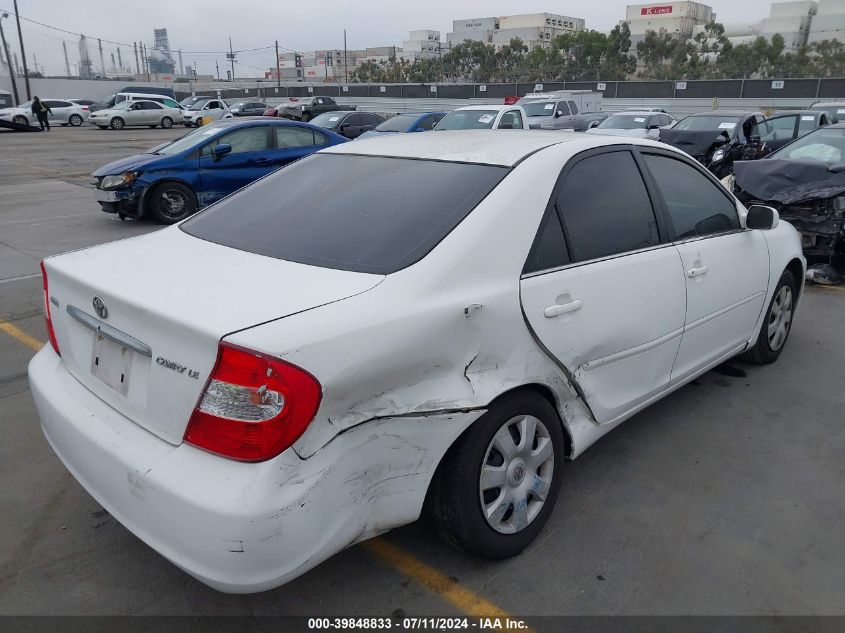 2004 Toyota Camry Le VIN: 4T1BE32K54U356271 Lot: 39848833