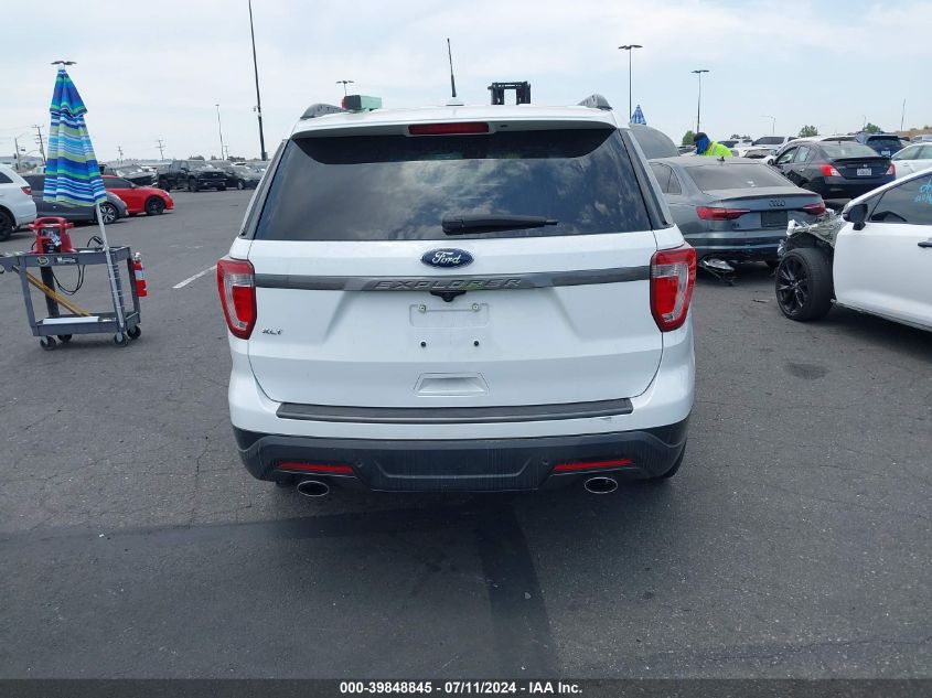 2018 Ford Explorer Xlt VIN: 1FM5K7D86JGB79576 Lot: 39848845