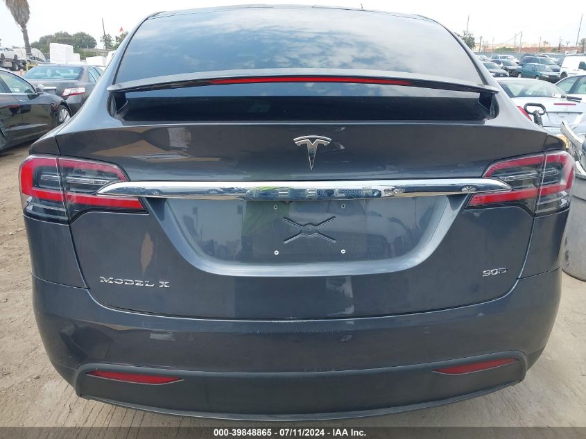 2017 Tesla Model X 100D/75D/90D VIN: 5YJXCDE28HF041321 Lot: 39848865