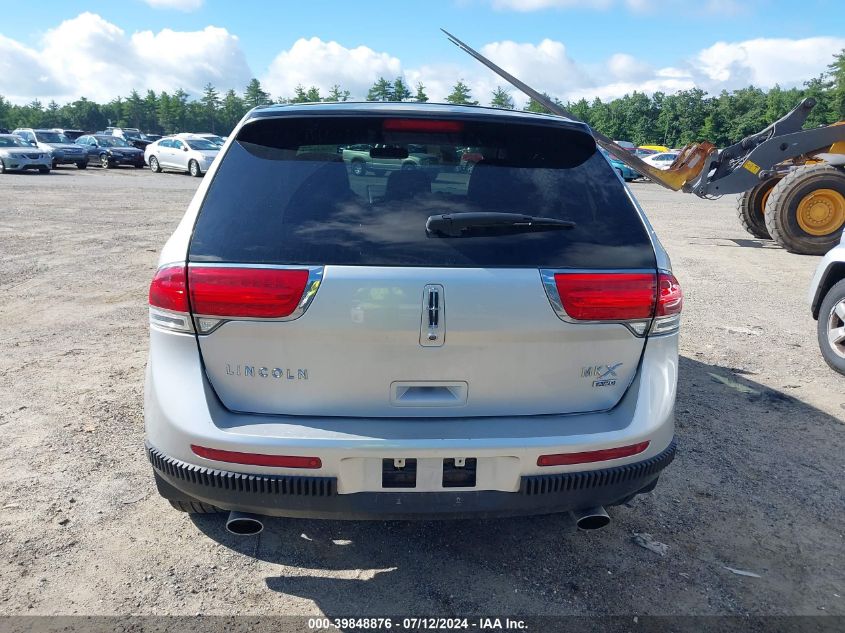 2012 Lincoln Mkx VIN: 2LMDJ8JK0CBL11248 Lot: 39848876