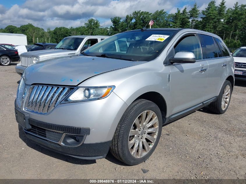 2012 Lincoln Mkx VIN: 2LMDJ8JK0CBL11248 Lot: 39848876