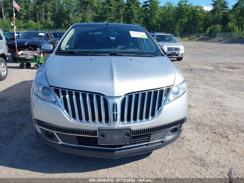 2012 Lincoln Mkx VIN: 2LMDJ8JK0CBL11248 Lot: 39848876