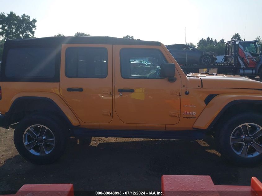 2021 Jeep Wrangler Unlimited Sahara VIN: 1C4HJXEM1MW701783 Lot: 39848893