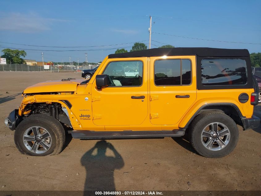 2021 Jeep Wrangler Unlimited Sahara VIN: 1C4HJXEM1MW701783 Lot: 39848893