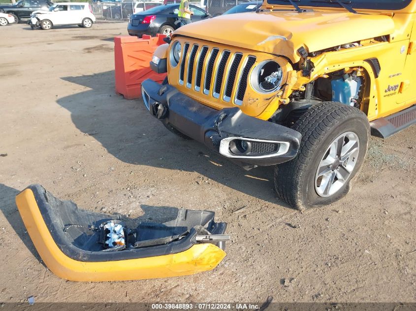 2021 Jeep Wrangler Unlimited Sahara VIN: 1C4HJXEM1MW701783 Lot: 39848893