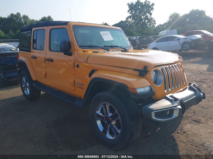 2021 Jeep Wrangler Unlimited Sahara VIN: 1C4HJXEM1MW701783 Lot: 39848893