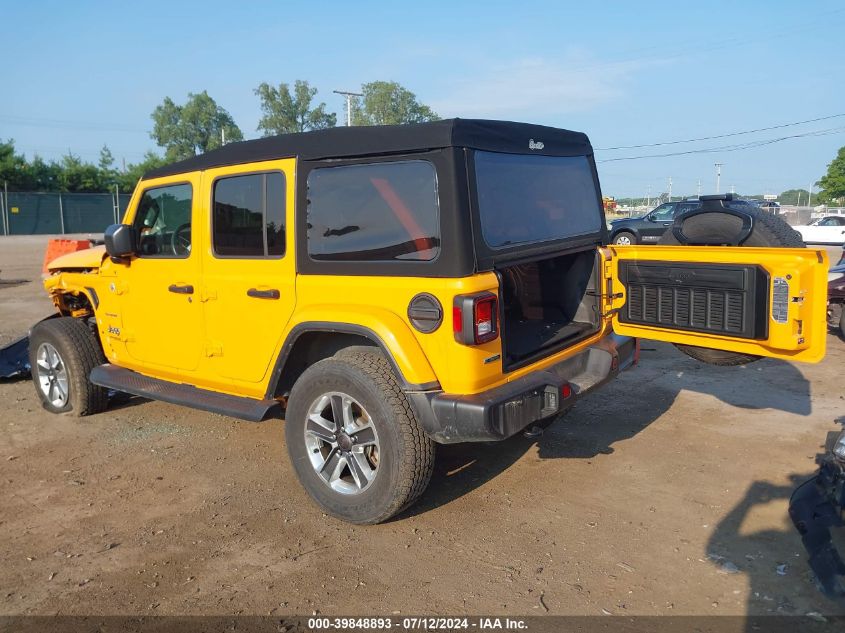 2021 Jeep Wrangler Unlimited Sahara VIN: 1C4HJXEM1MW701783 Lot: 39848893