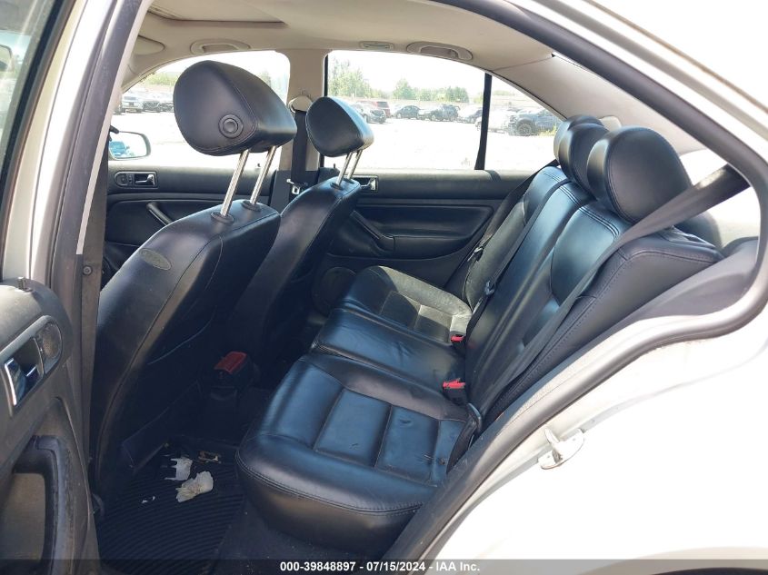 2001 Volkswagen Jetta Gls VIN: 3VWSS29M21M072950 Lot: 39848897