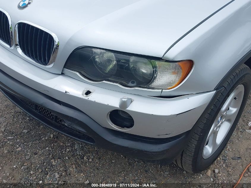 2001 BMW X5 3.0 VIN: WBAFA53521LM84942 Lot: 39848919