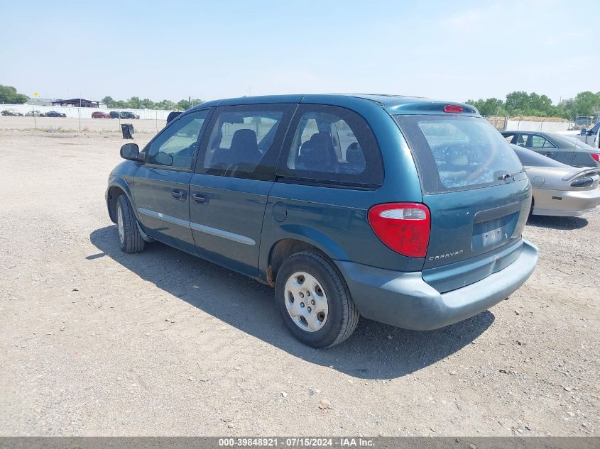 1B4GP25371B247592 2001 Dodge Caravan Se