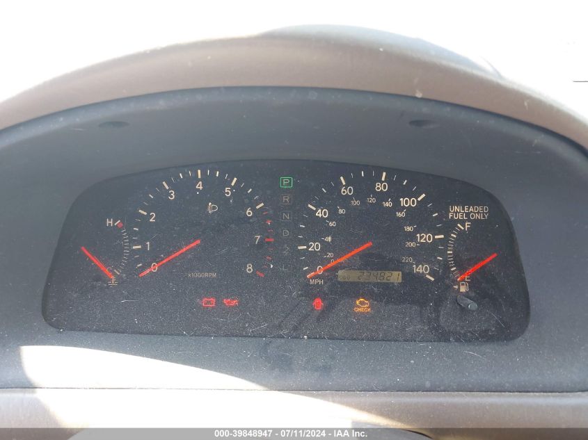 2000 Lexus Es 300 VIN: JT8BF28G2Y0245672 Lot: 39848947