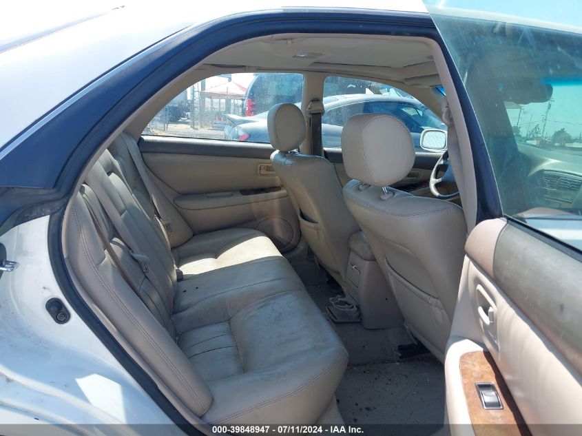 2000 Lexus Es 300 VIN: JT8BF28G2Y0245672 Lot: 39848947