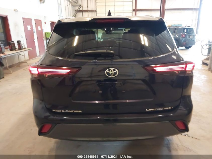 2024 Toyota Highlander Platinum VIN: 5TDKDRBH4RS55288 Lot: 39848954