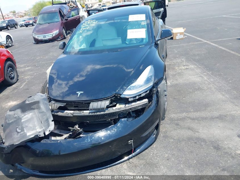 2022 Tesla Model 3 Rear-Wheel Drive VIN: 5YJ3E1EA2NF133874 Lot: 39848995