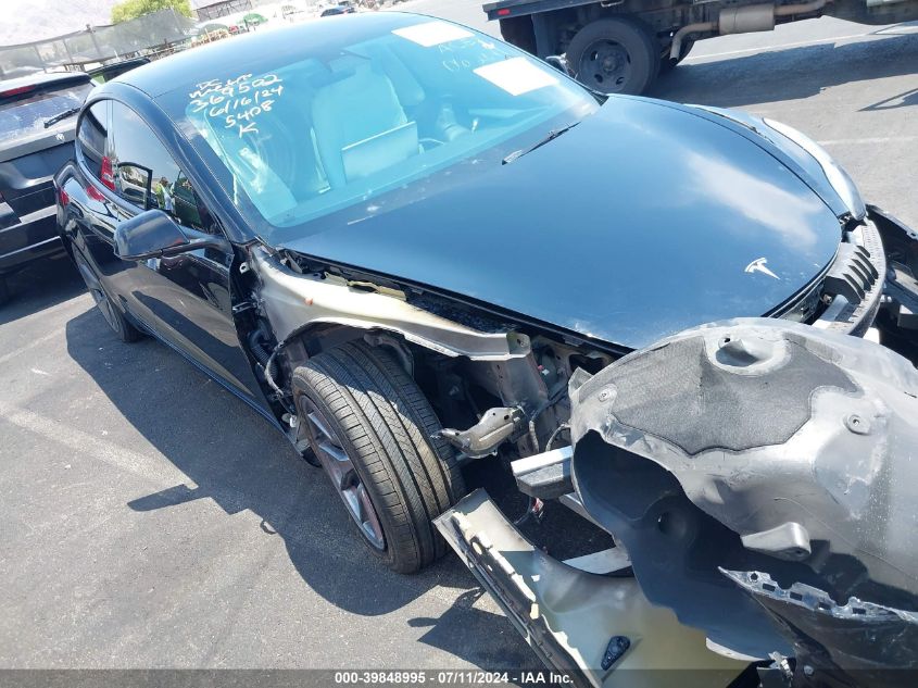 2022 Tesla Model 3 Rear-Wheel Drive VIN: 5YJ3E1EA2NF133874 Lot: 39848995