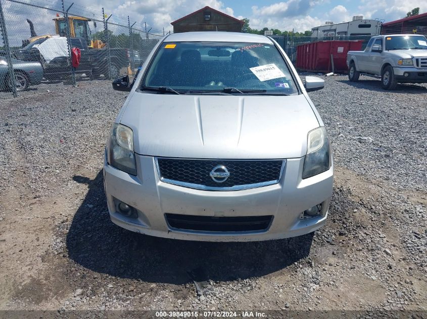 2011 Nissan Sentra Se-R VIN: 3N1BB6AP0BL627162 Lot: 39849015