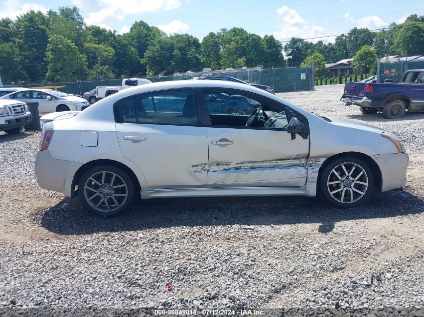 2011 Nissan Sentra Se-R VIN: 3N1BB6AP0BL627162 Lot: 39849015