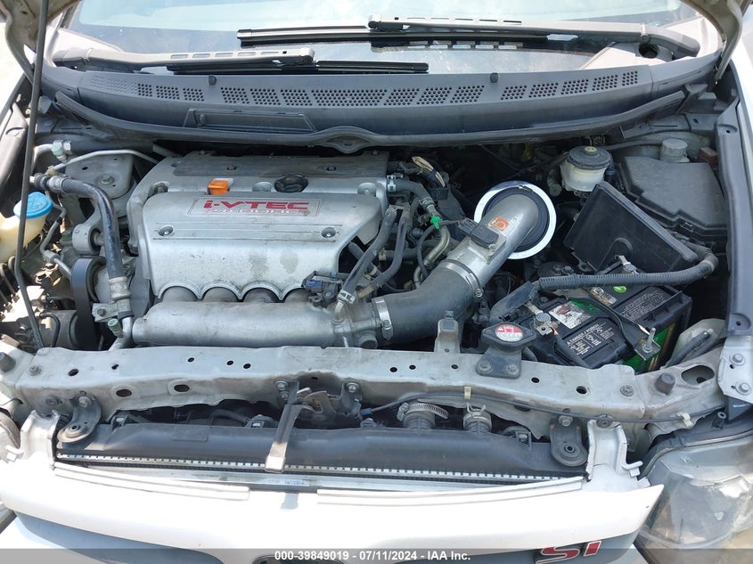 2007 Honda Civic Si VIN: 2HGFG21587H700075 Lot: 39849019