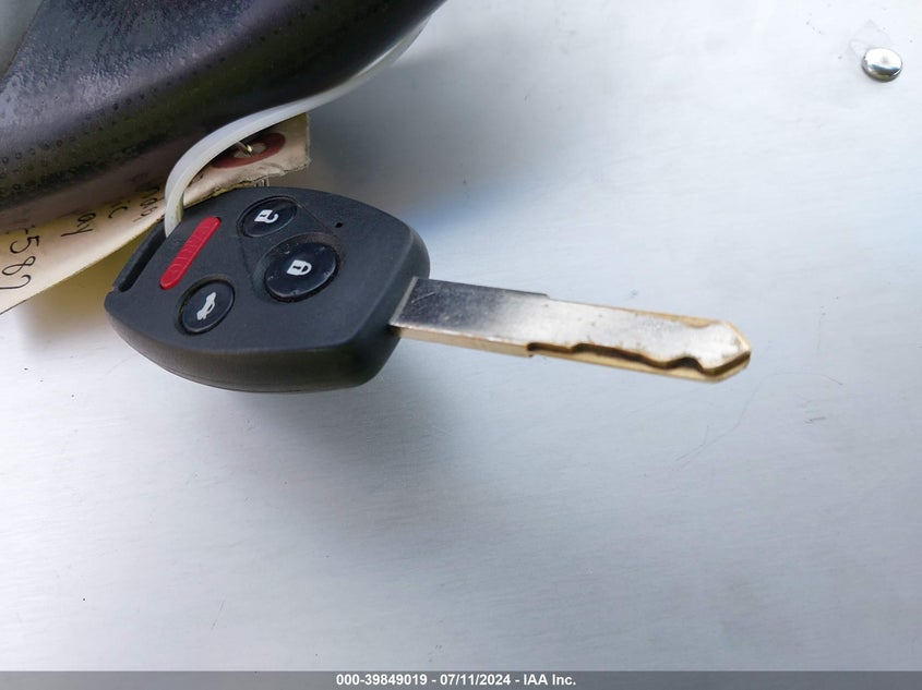 2007 Honda Civic Si VIN: 2HGFG21587H700075 Lot: 39849019