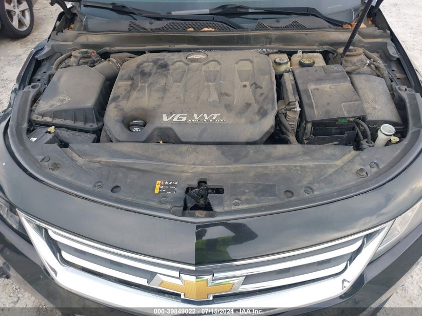 2016 Chevrolet Impala 2Lt VIN: 2G1115S39G9164460 Lot: 39849022