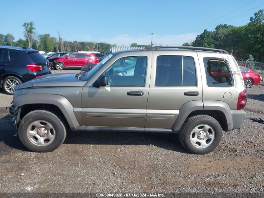 2006 Jeep Liberty Sport VIN: 1J4GL48K66W249566 Lot: 39849028