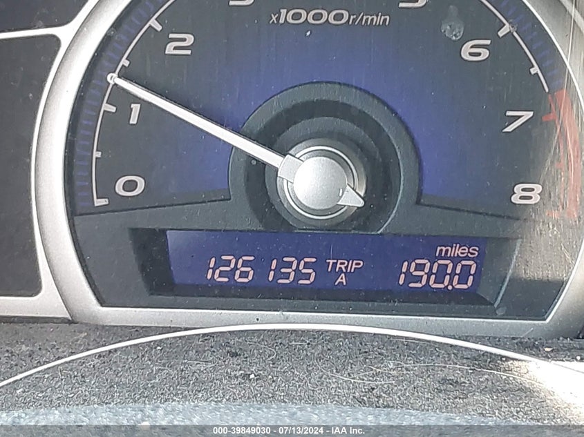 2010 Honda Civic Lx VIN: 2HGFA1F56AH588078 Lot: 39849030