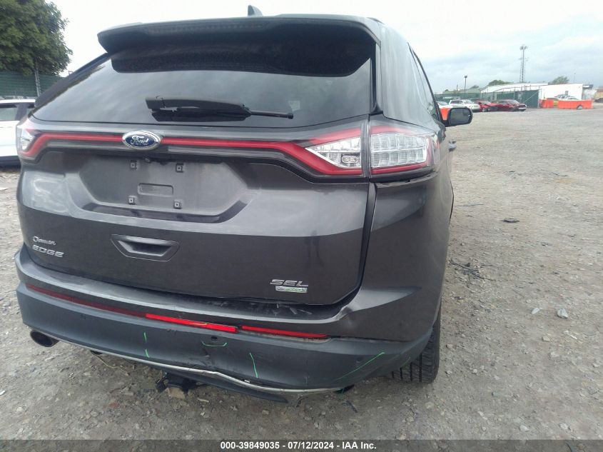 2017 Ford Edge Sel VIN: 2FMPK3J96HBC59444 Lot: 39849035