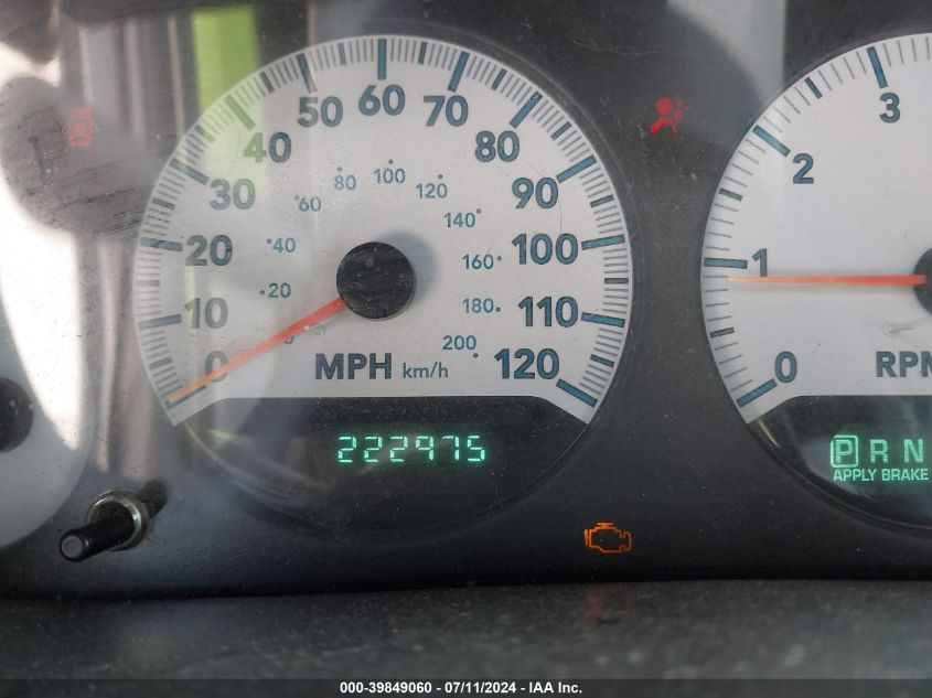 2005 Dodge Grand Caravan Sxt VIN: 2D4GP44L85R209797 Lot: 39849060