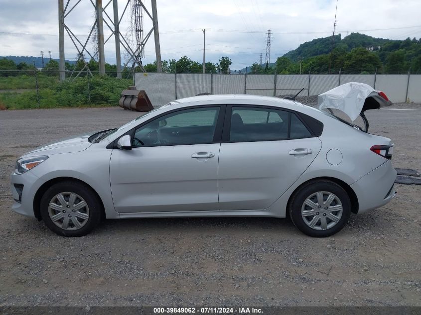 2023 Kia Rio S VIN: 3KPA24AD6PE621381 Lot: 39849062