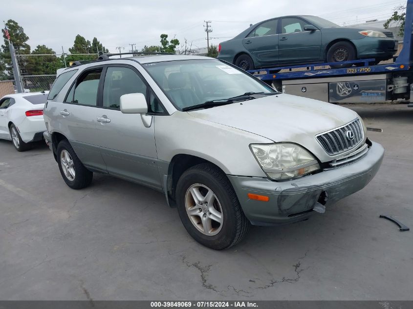 2001 Lexus Rx 300 VIN: JTJHF10U710181896 Lot: 39849069