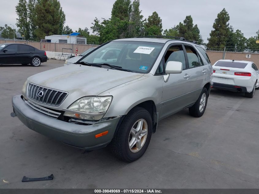 2001 Lexus Rx 300 VIN: JTJHF10U710181896 Lot: 39849069