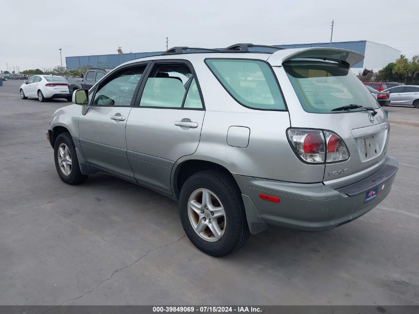 2001 Lexus Rx 300 VIN: JTJHF10U710181896 Lot: 39849069