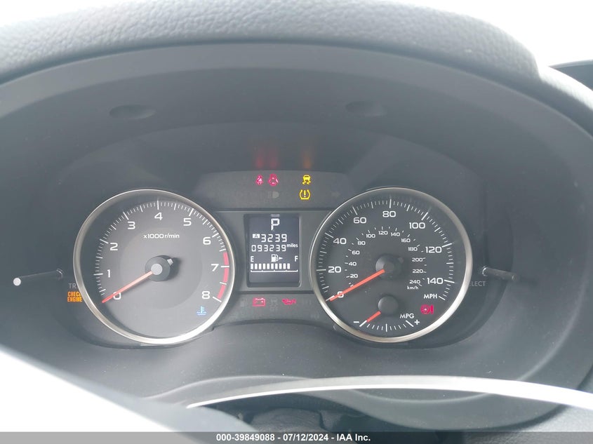 2016 Subaru Impreza 2.0I VIN: JF1GPAA64G8292675 Lot: 39849088